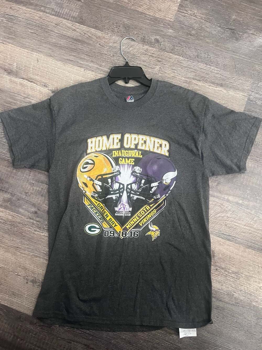 Majestic Green Bay Packers Vs Minnesota Vikings Home Opener T-Shirt